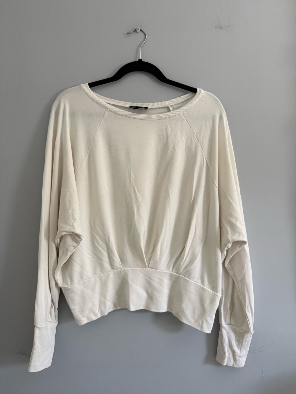 Express Womens Waist Cinch Long Sleeve Top